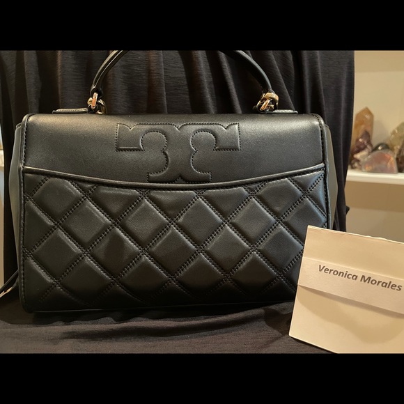 🛑SOLD🛑 Tory Burch Savannah Top Handle Bag - Picture 5 of 8